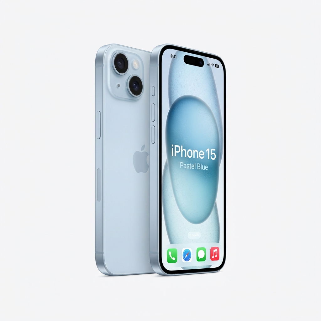 iPhone 15 Pastel Blue